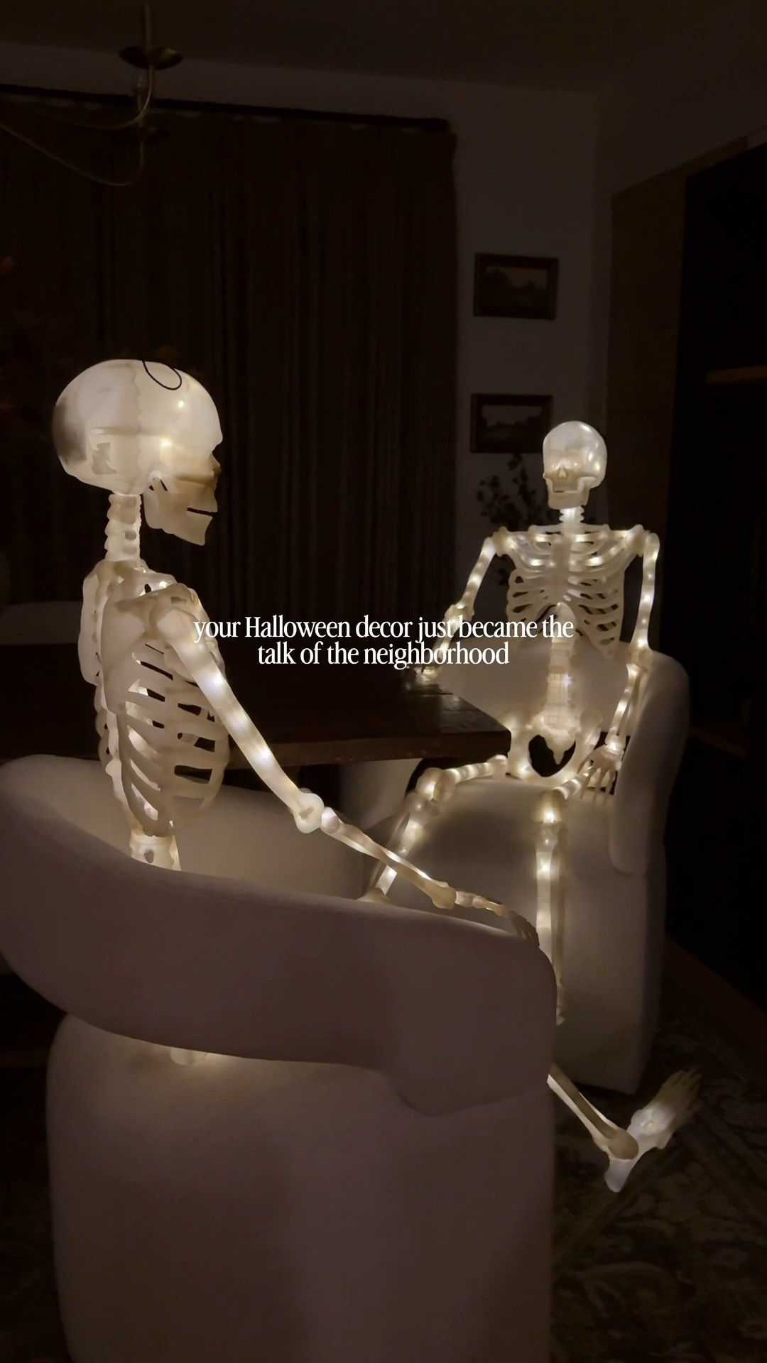 Illuminated 5 ft weatherproof poseable skeletons for under $30 each! 💀 They come with a string attached so you can hang them. With a touch of a button there are several settings. I can’t wait to have these outside for Halloween again. Batteries included. These beauties won’t last. Snag yours now and be the talk of the neighborhood. 💀💀

Halloween decor | fall decor 

#LTKHome #LTKHalloween #LTKSeasonal

#LTKHome #LTKSeasonal #LTKSaleAlert