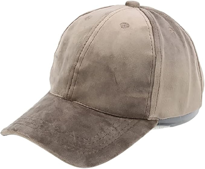Womens Winter Classic Style Suede Baseball Cap Adjustable Fashion Hat for Women | Amazon (US)