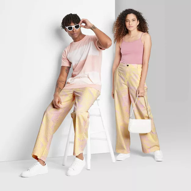 Wide Leg Cotton Twill Pants - Wild Fable™ | Target