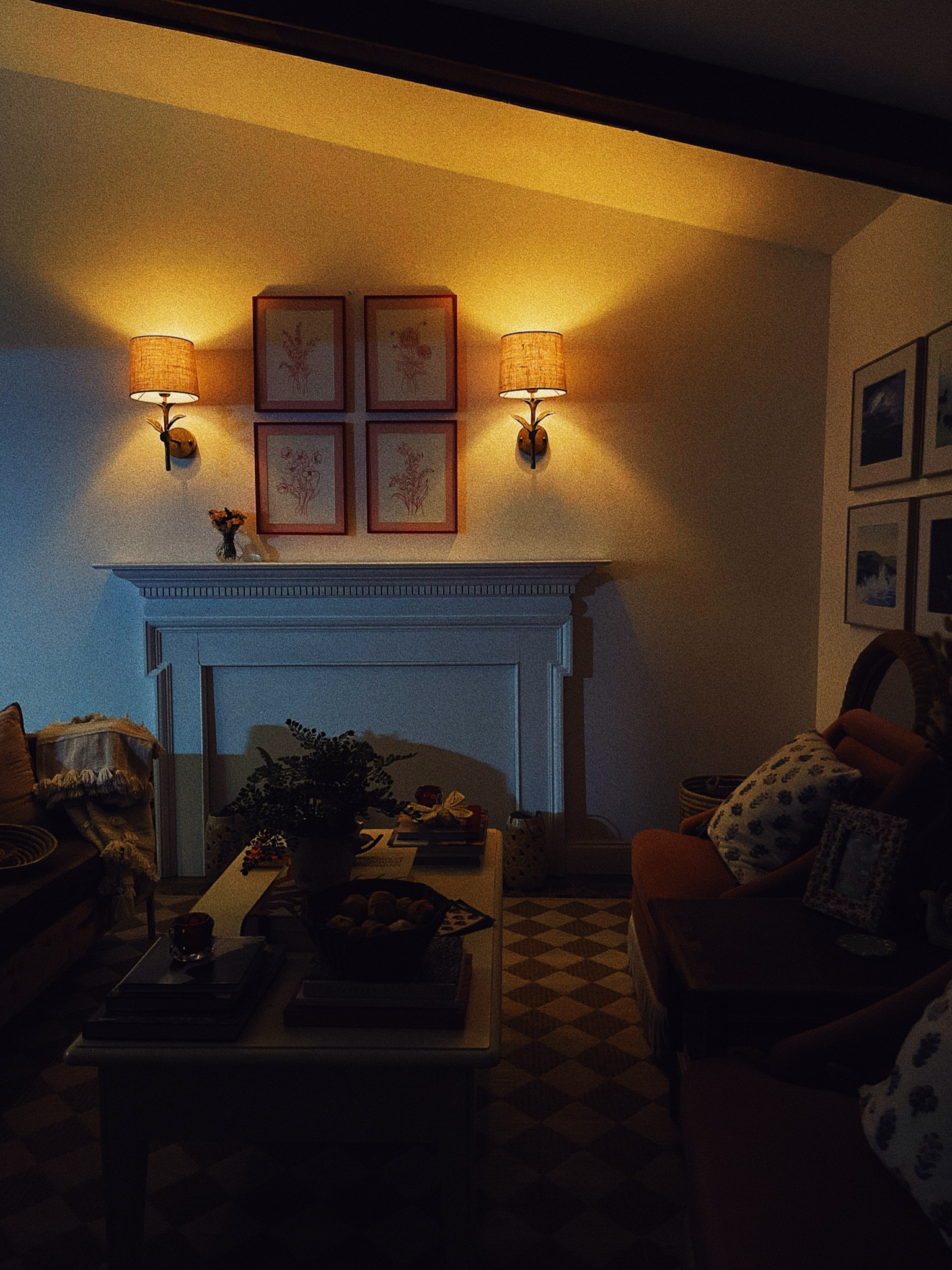 Cozy rainy evening, love the light from these sconces 

#LTKStyleTip #LTKFallSale #LTKHome