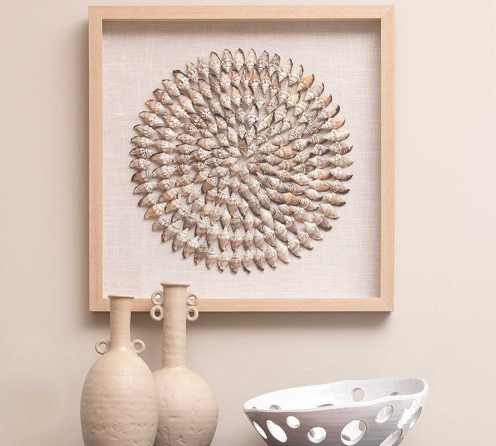 Tulip Shell Shadow Box Wall Art | Pottery Barn (US)