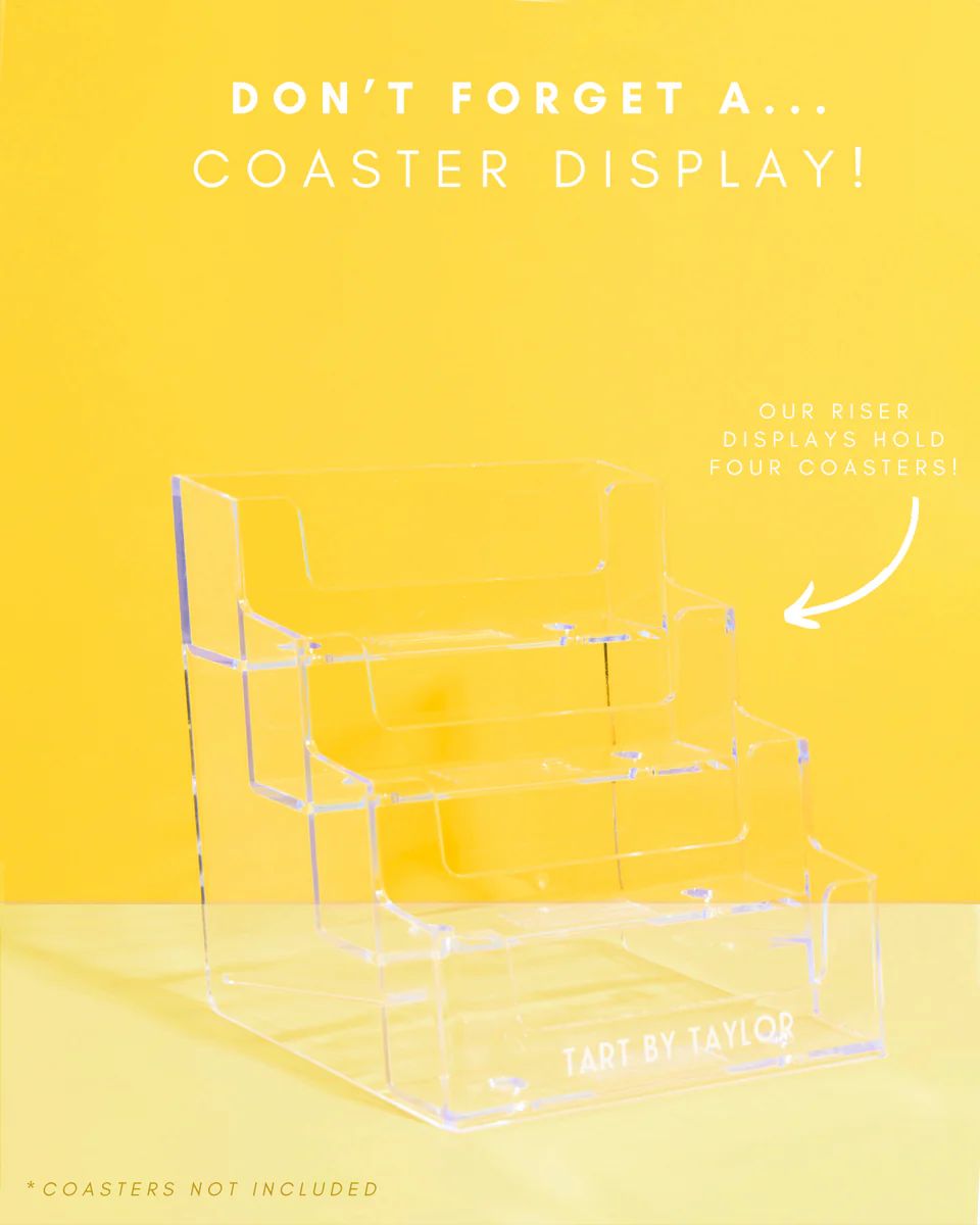 Riser Coaster Display | Tart By Taylor