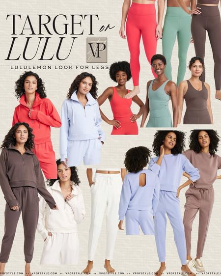 Target lulu look for less pieces restocked and new colors added. Plus there is a new sand wash (like the lululemon sofstreme) style sweatshirt and pants!! Snag before they sell out  

#LTKfindsunder50 #LTKGiftGuide #LTKfitness