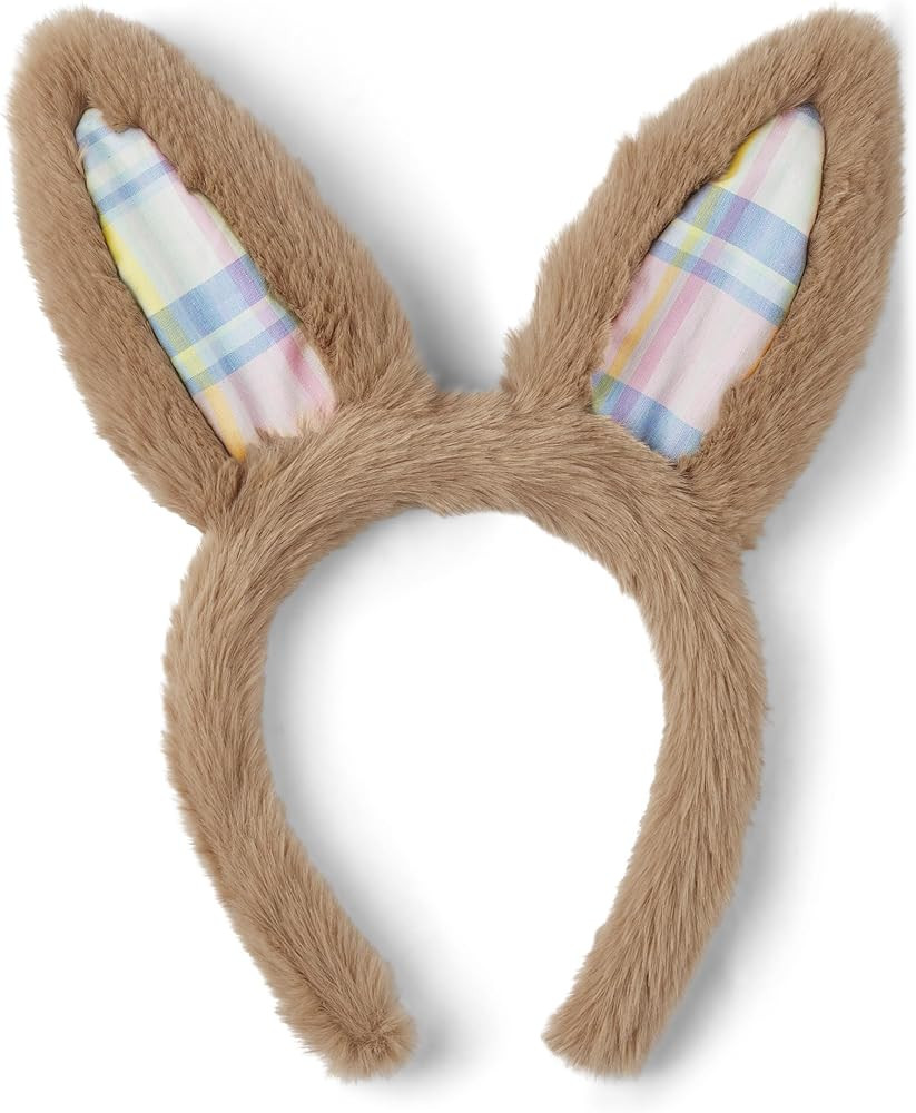 Gymboree,and Toddler Bunny Ear Easter Headband Hair Accessories,Plaid Bunny Ear,One Size | Amazon (US)