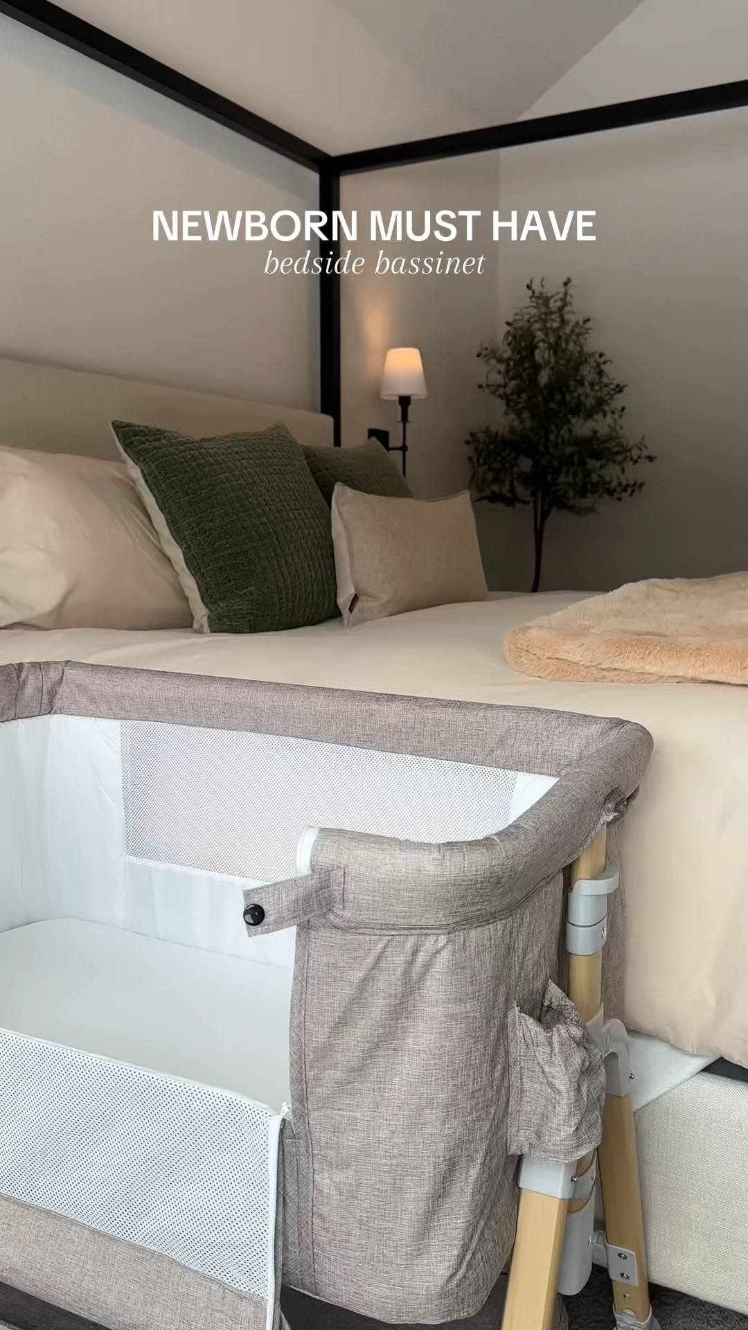 A newborn must-have for baby girl! This bedside bassinet is functional, stylish, and fits seamlessly into our bedroom setup! 🍼✨ Perfect to add to your baby registry 🫶🏻  we got it in Khaki

#LTKFamily #LTKBaby #LTKBump