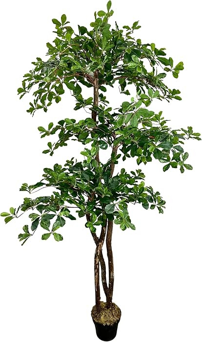 Cypress & Alabaster Handmade 6.5ft 3-Tier Italian Black Olive Leaf Artificial Tree with Ethically... | Amazon (US)