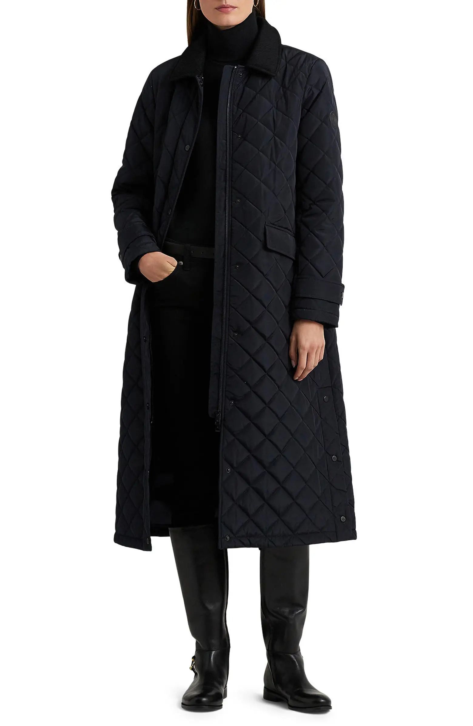 Lauren Ralph Lauren Quilted Coat | Nordstrom | Nordstrom