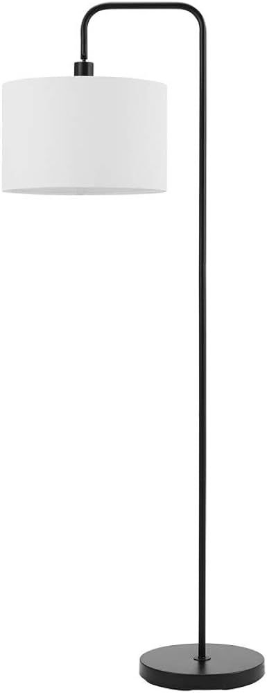 Globe Electric 67065 58" Floor Lamp, Matte Black, White Linen Shade, On/Off Socket Rotary Switch,... | Amazon (US)
