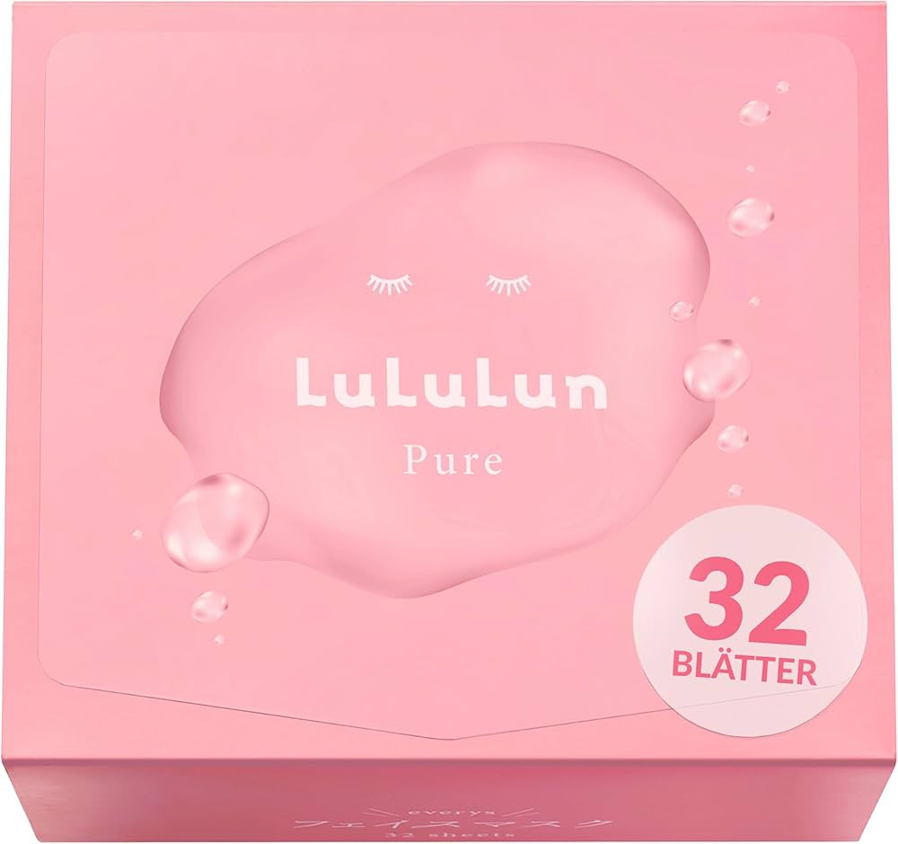 Lululun 32 EA Daily Face Masks Skincare For Dry Skin, Hydrating Face Mask for Women & Men with Cr... | Amazon (US)