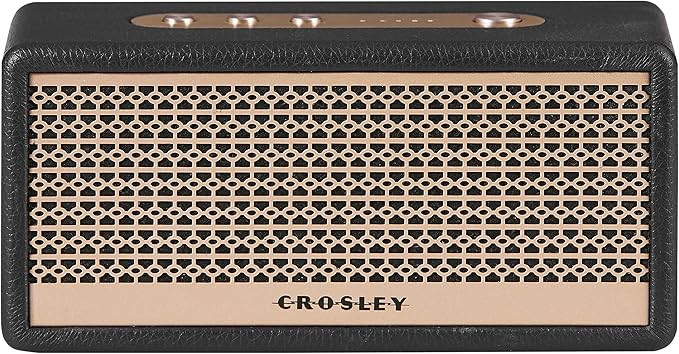 Crosley CR3113A-BK Montero Small Portable Rechargeable Bluetooth Speaker, Black | Amazon (US)