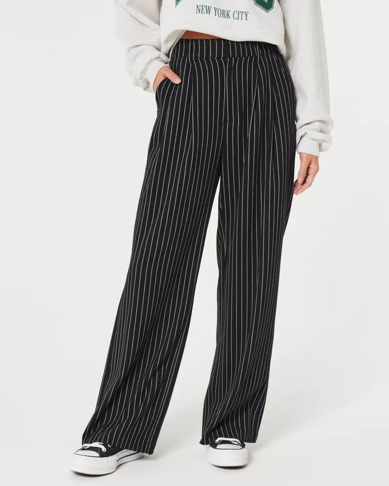 Hollister Livvy Wide-Leg Pants curated on LTK