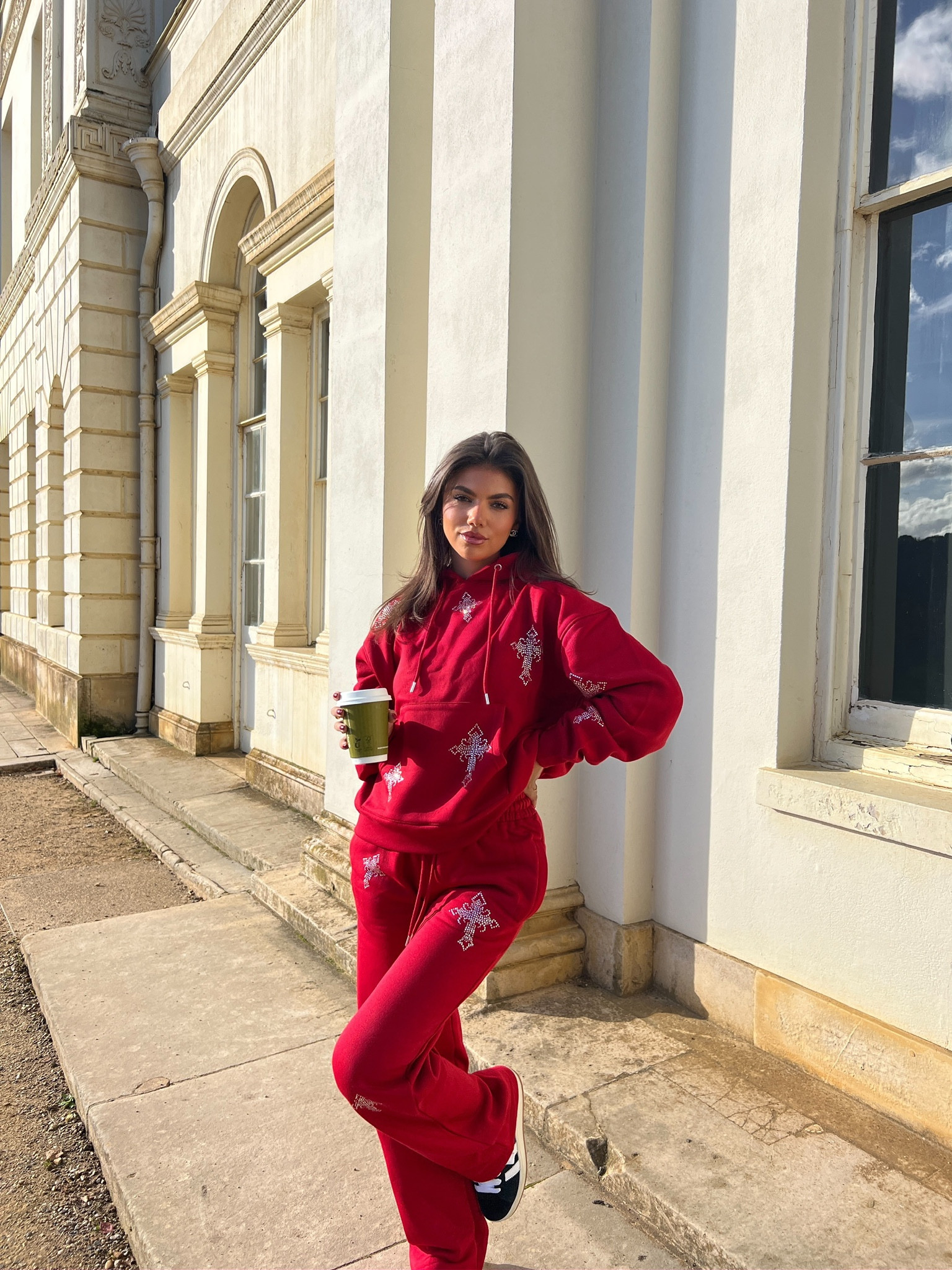 Matching set ❤️
Pretty little thing, red outfit, hoodie & joggers, PLT, cosy outfit, winter outfit, autumn style, red style, diamanté outfit 

#LTKSeasonal #LTKeurope #LTKstyletip