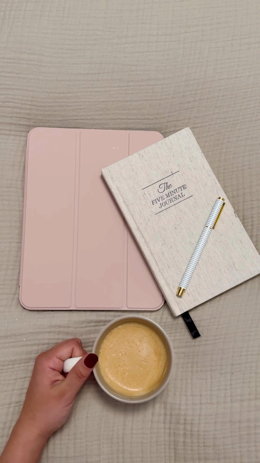What my mornings in 2025 are looking like: digital planning on my iPad, writing in my gratitude journal & cafecito. ☕️📝📱💖

#LTKU #LTKFindsUnder100