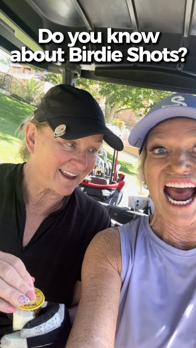 Do you know what a birdie shot is? ⛳️🥃

One of my favorite ladies' golf traditions starts with a birdie! If someone in our foursome makes a birdie, everyone owes her a dollar 💵 and it's time for a celebratory shot. This round, we came prepared with Twisted Buttery Nipples from Total Wine... and yes, we bought the entire case they had! 😂

It's not about the scorecard—it's about the laughs, the friendships, the memories, and celebrating those great shots together. Golf has a funny way of turning a simple birdie into a story you'll be talking about long after the round is over.

Tell me... do you have any fun golf traditions with your group? ⛳️💜

#LadiesGolf #GolfLife #BirdieTime #GolfGirls #GolfTraditions #WeekendGolf #GolfFun #GolfFriends #CountryClubLife #GolfCommunity #WomenWhoGolf #GolfDay #LifeIsBetterOnTheCourse #GolfMemories #LTKGol

#LTKdayinmylife