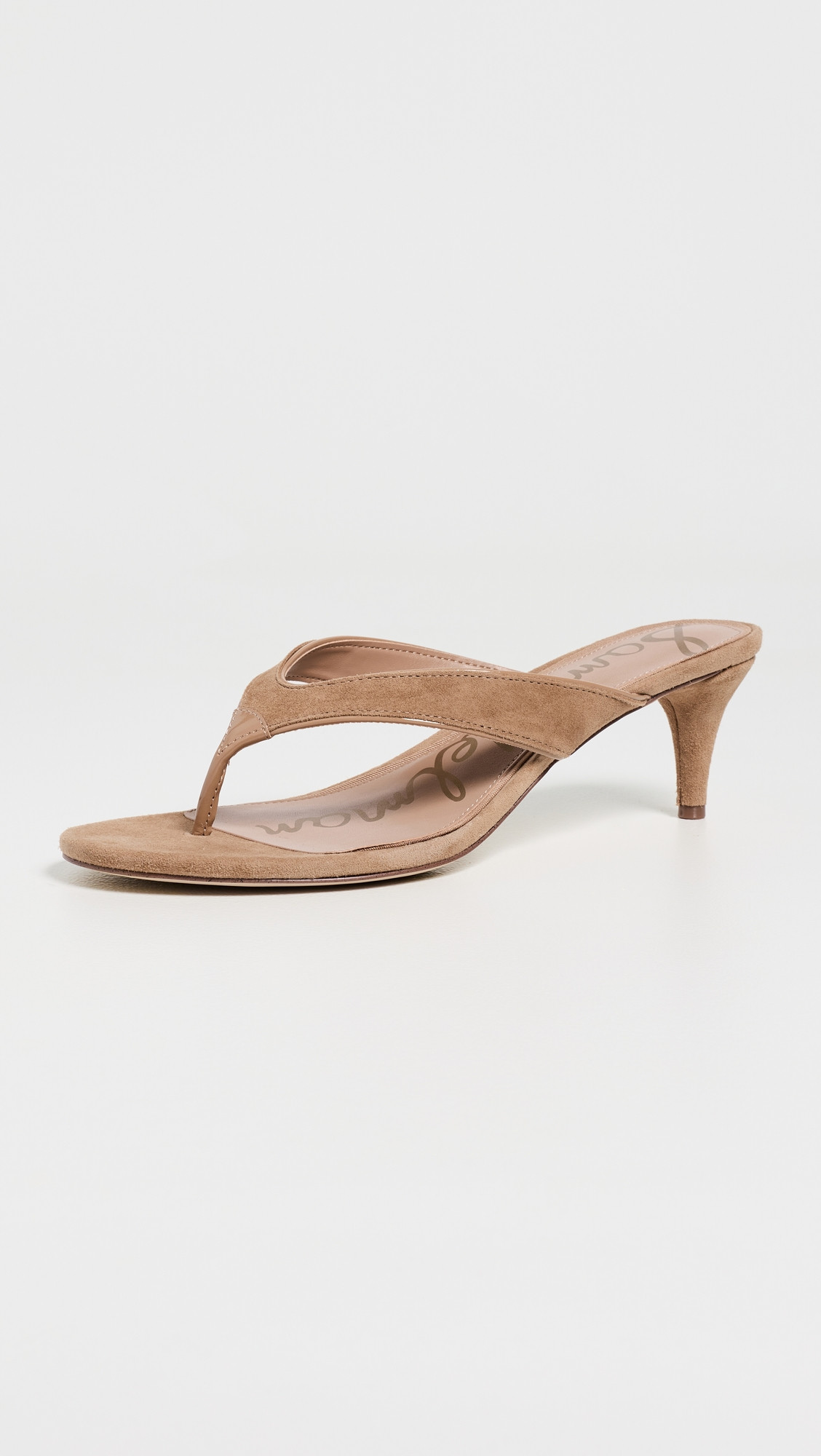 Sam Edelman Amie Heeled Thong Sandals Cyprus Tan 7.5 | Shopbop