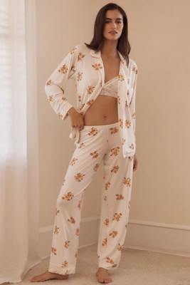 Eberjey Printed Pajama Set | Anthropologie (US)