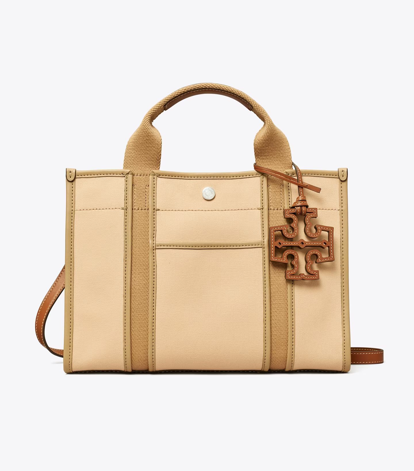 Small Twill Tory Tote: Women's Designer Tote Bags | Tory Burch | Tory Burch (US)