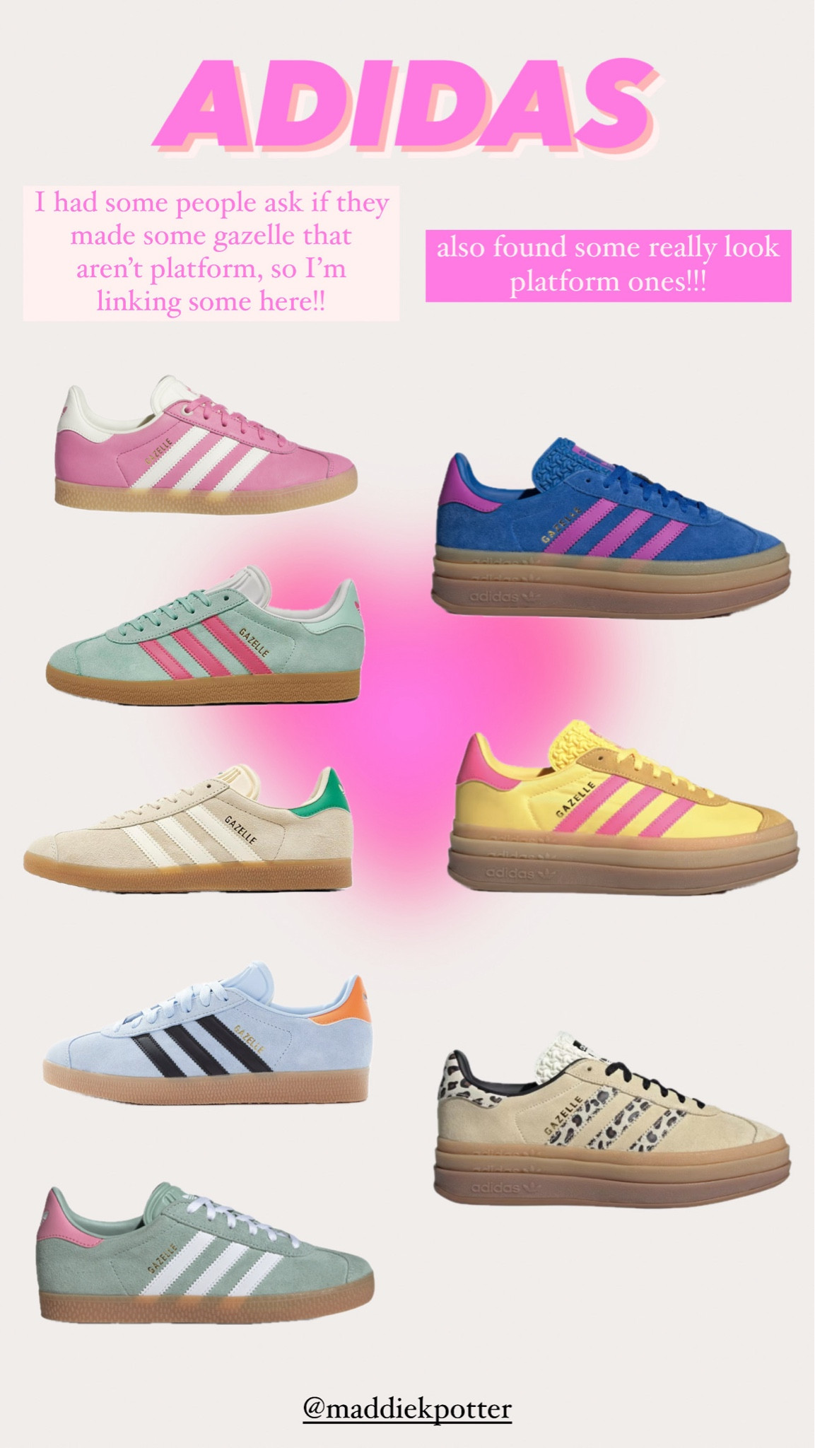 the gazelle OBSESSION is real ⭐️

these colors are perfect!! the best casual sneaker to wear with everything!! 



#LTKStyleTip #LTKShoeCrush #LTKFindsUnder100