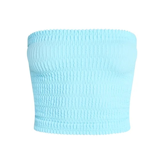 No Boundaries Seamless Textured Tube Top, Women's XXS-XXL | Walmart (US)