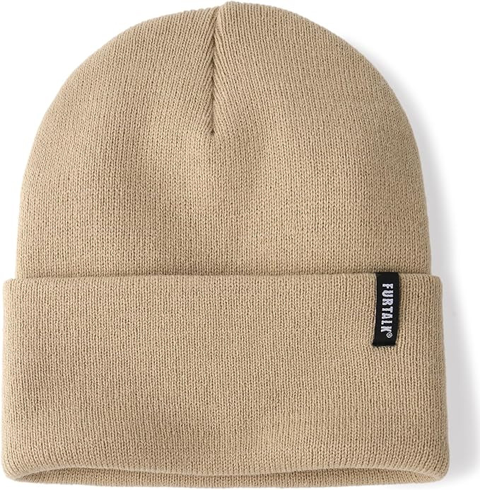 FURTALK Beanie Hat for Men Women Winter Hats for Women Men Soft Warm Unisex Cuffed Beanie Knitted... | Amazon (US)