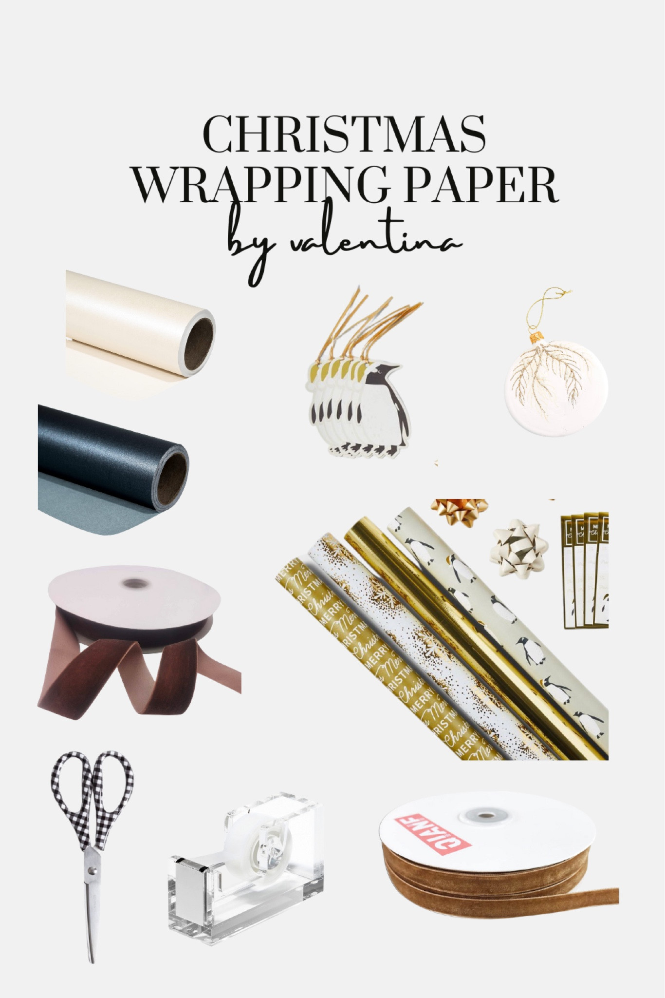 Black Wrapping Paper 15 x 390, … curated on LTK