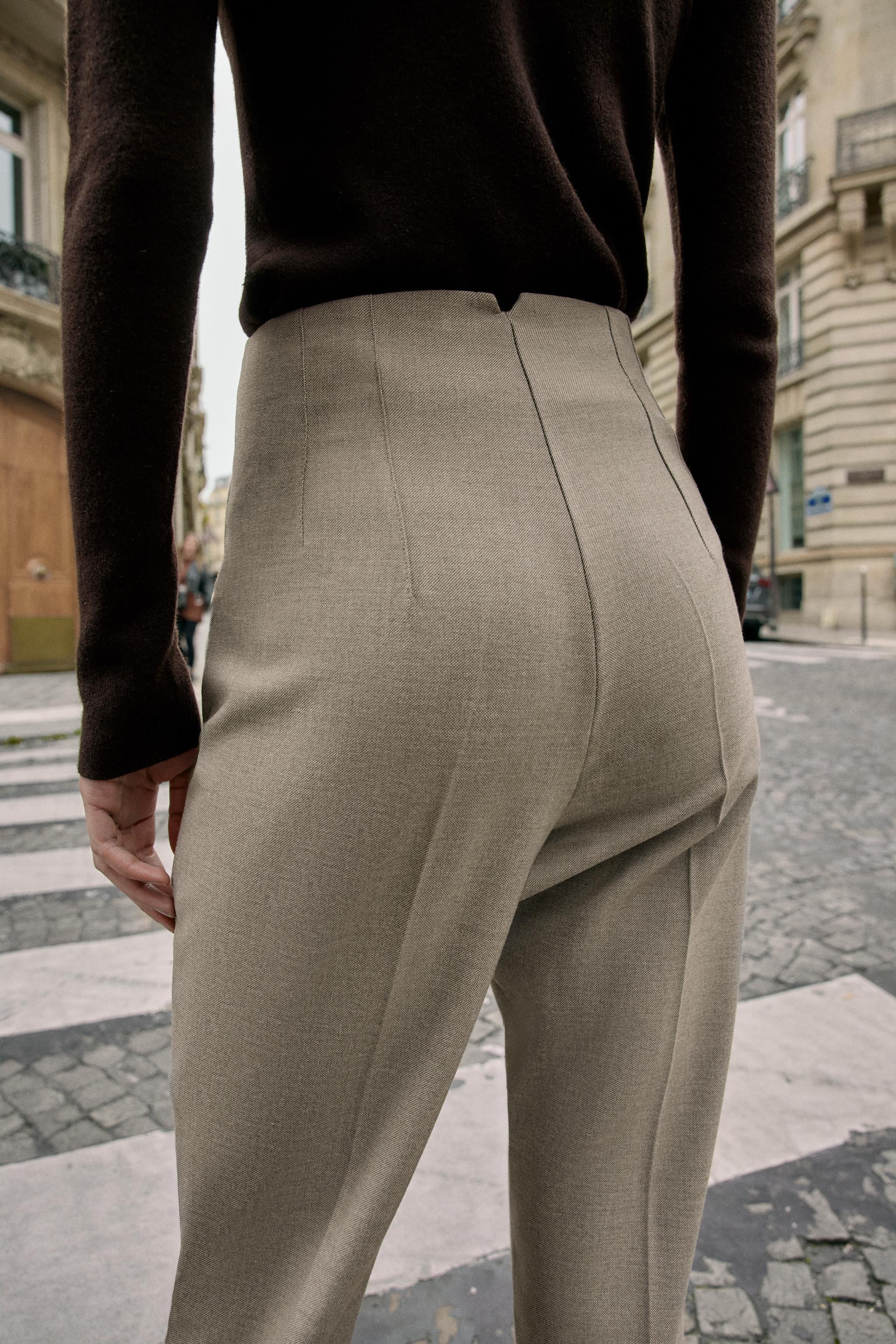 HIGH-WAIST TROUSERS | Zara UK