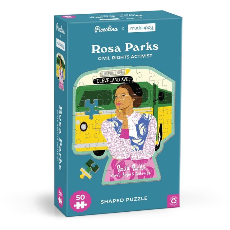Piccolina Rosa Parks Kids' Jigsaw Puzzle - 50pc | Target