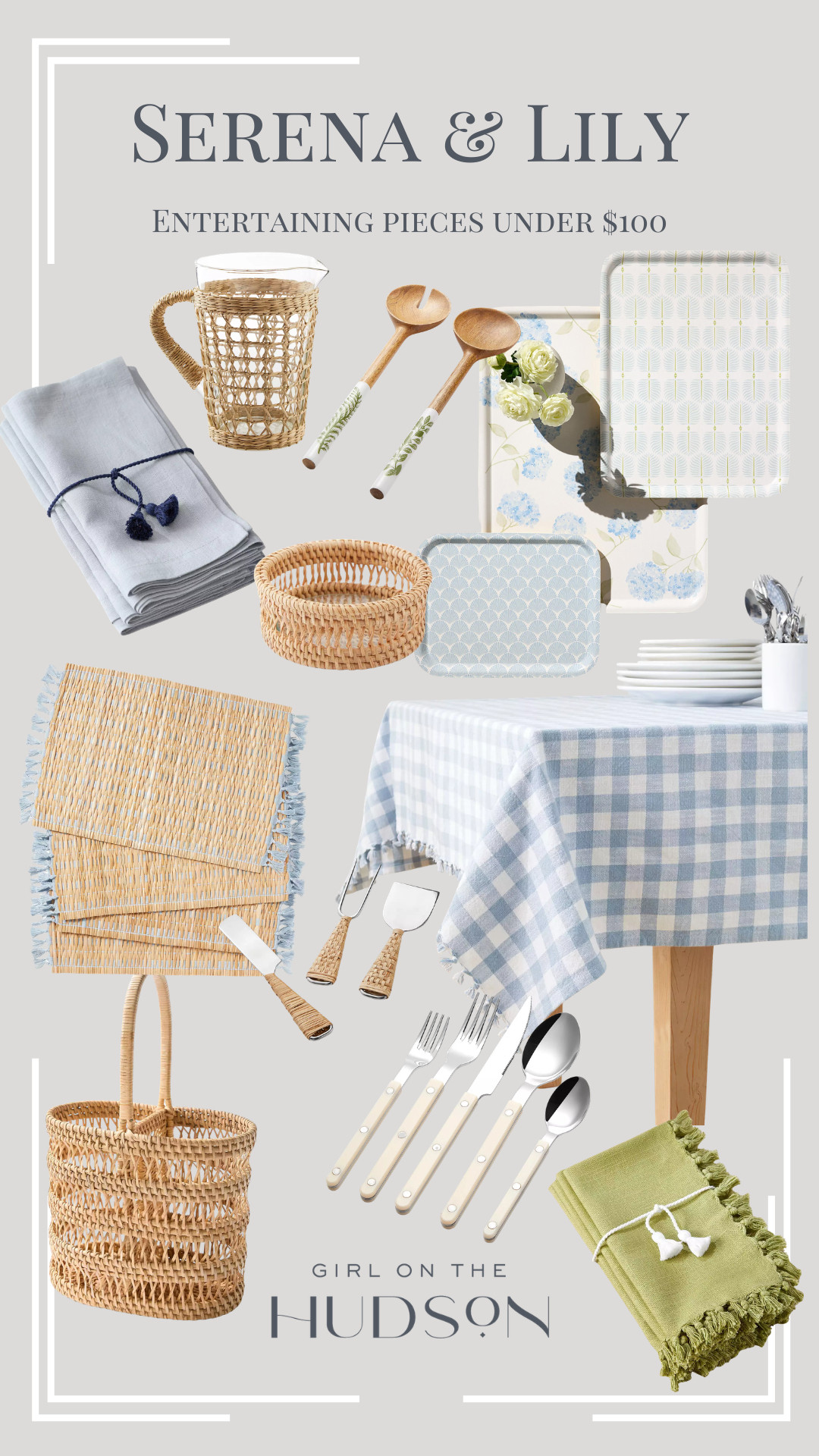 Serena & Lily entertaining and dining sale! Up to 30% off tabletop decor, table linens, dinnerware and serving pieces. Linking some favorites under $100 so you can get a head start on spring entertaining!  

 #LTKSeasonal #LTKHome #LTKSaleAlert