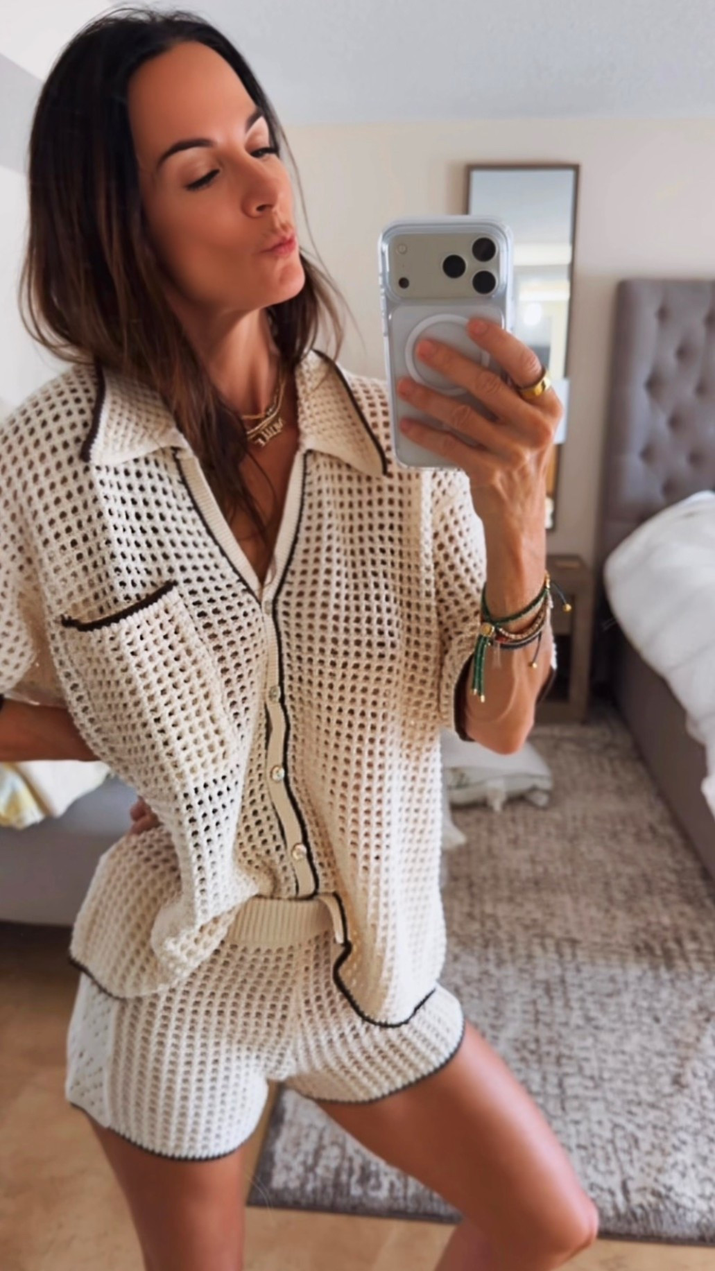 POV: You found the outfit that’s going to live in your suitcase all summer. 🤍

This knit set had me at the contrast trim. It gives expensive little beach club energy without even trying. Throw it on over a swimsuit, wear it to brunch, stroll the resort, grab cocktails… she’s doing the most while requiring the least. 😂

LSpace x The Salty Blonde absolutely understood the assignment with this one.

Wearing XS! ✨

#LSpace #TheSaltyBlonde #SummerStyle #ResortWear #BeachStyle

#LTKdayinmylife #LTKgrwm #LTKootd