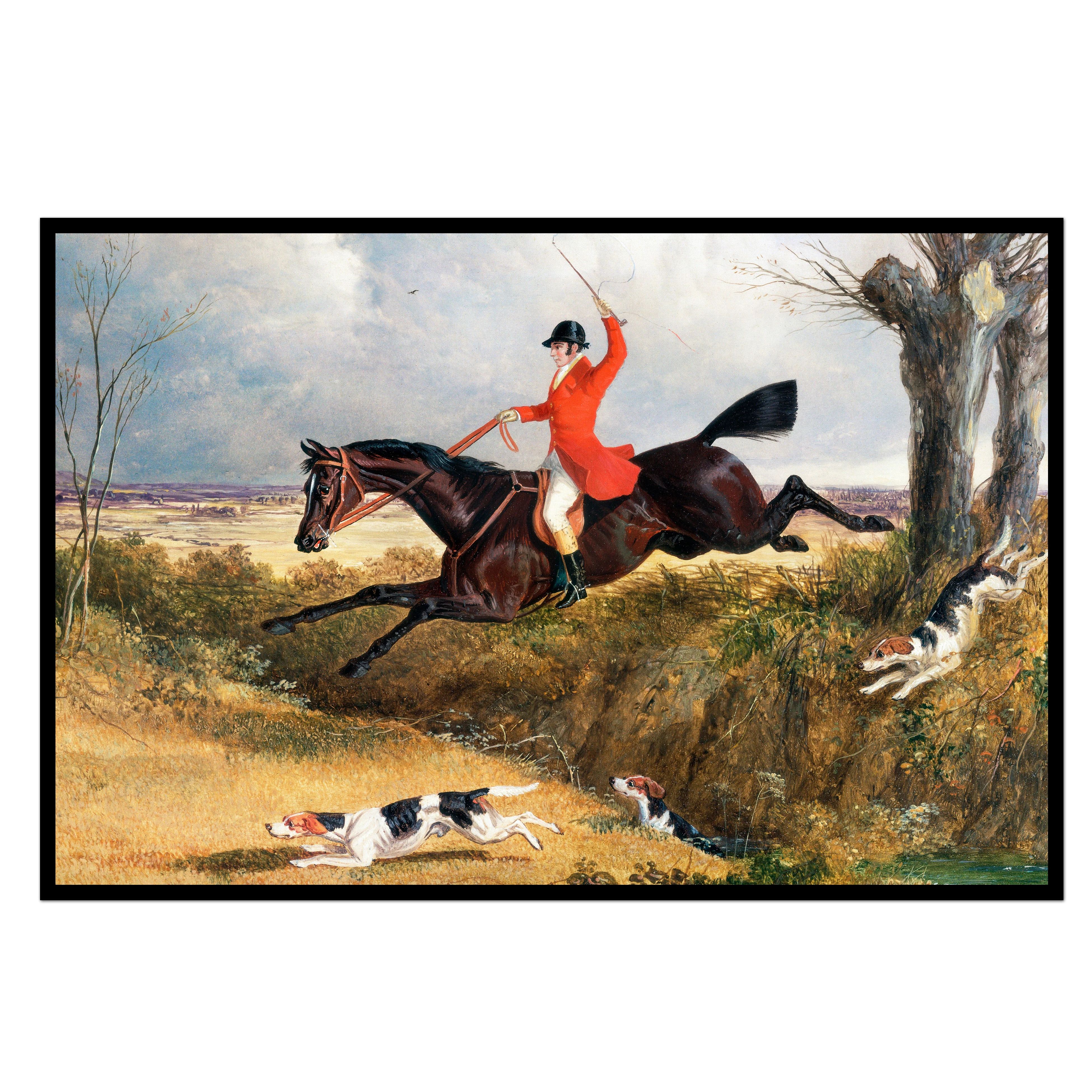 On the Hunt | Vintage Fox Hunt Wall Art Prints | Urban Garden Prints