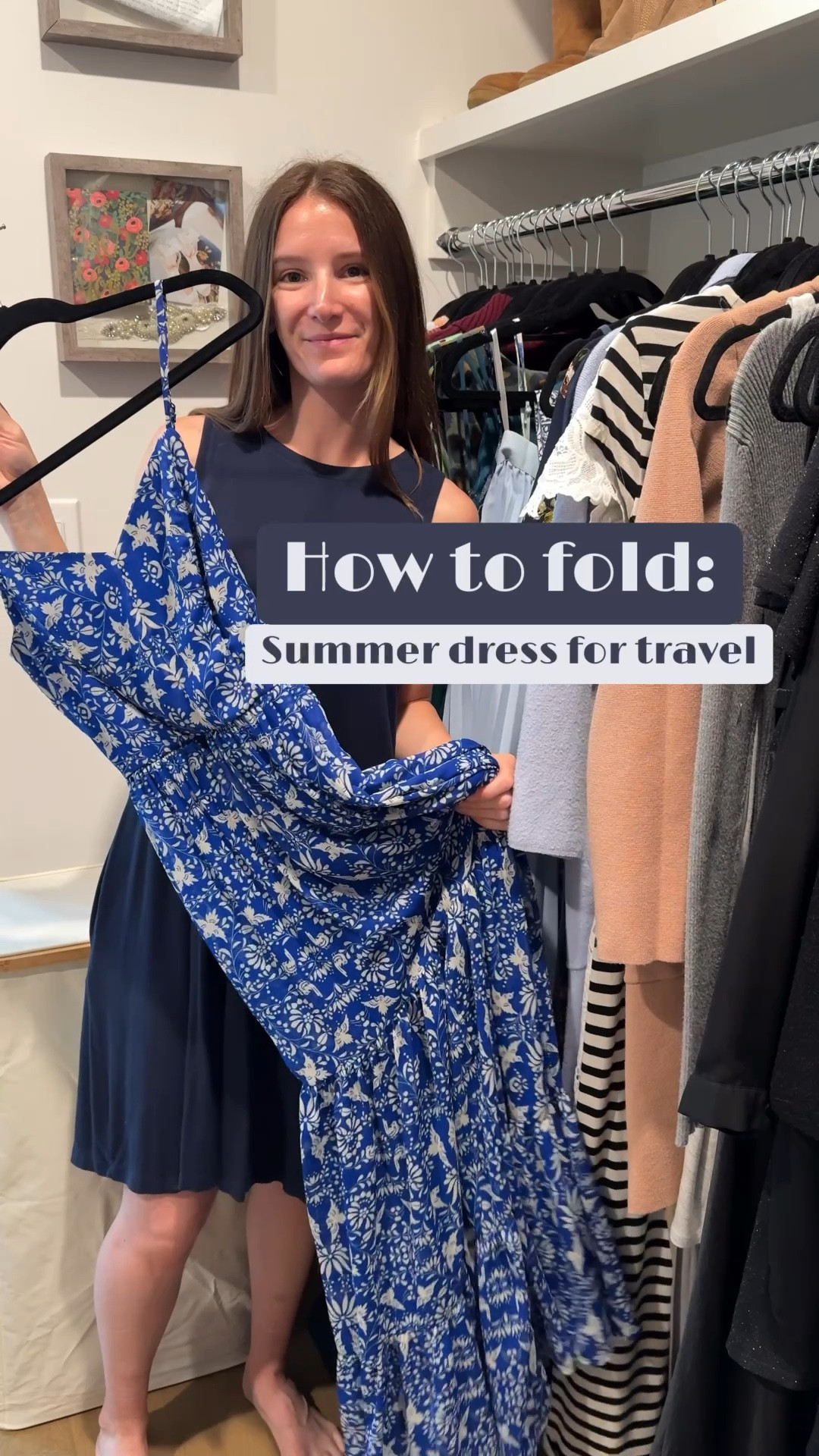 The best way to pack a dress! This folding method ensures minimal creasing while saving space!

#LTKTravel #LTKSeasonal