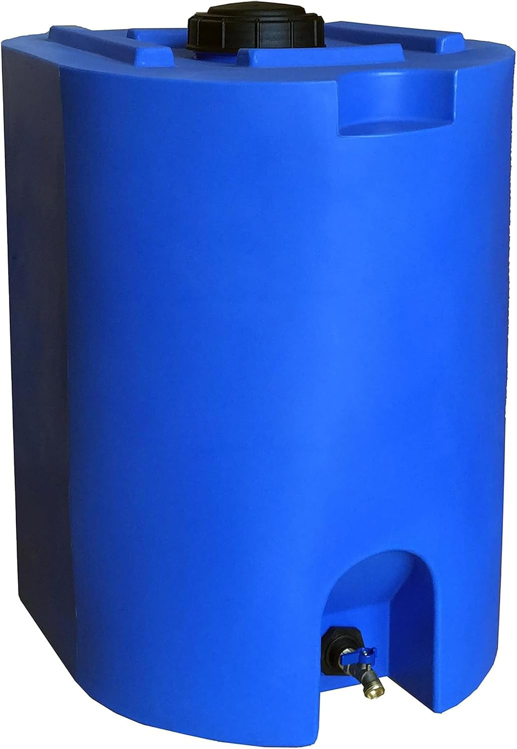 WaterPrepared 55 Gallon Unique Stackable Utility Water Tank, Blue | Amazon (US)