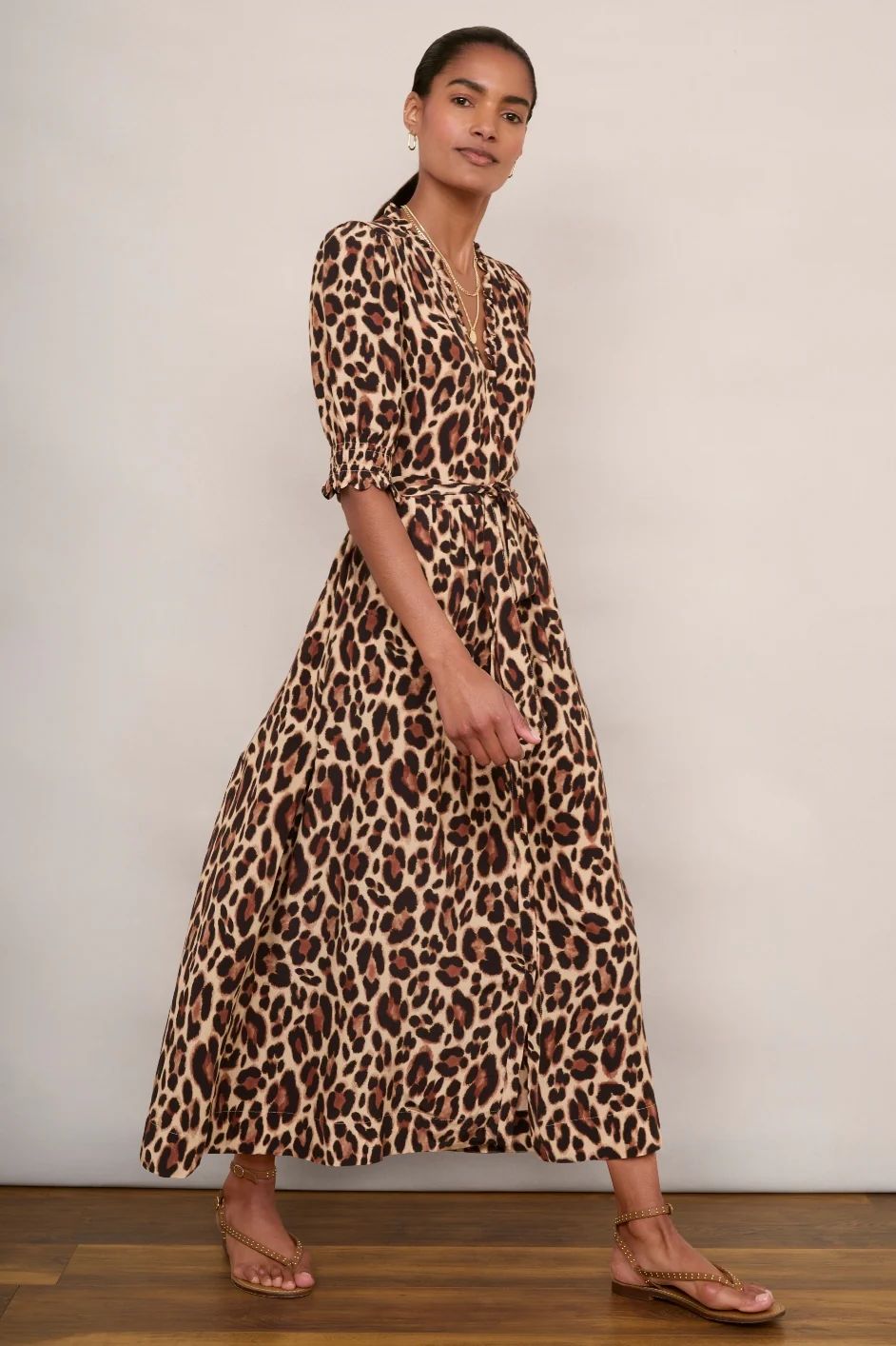 Lilian Dress - Leopard | WYSE London