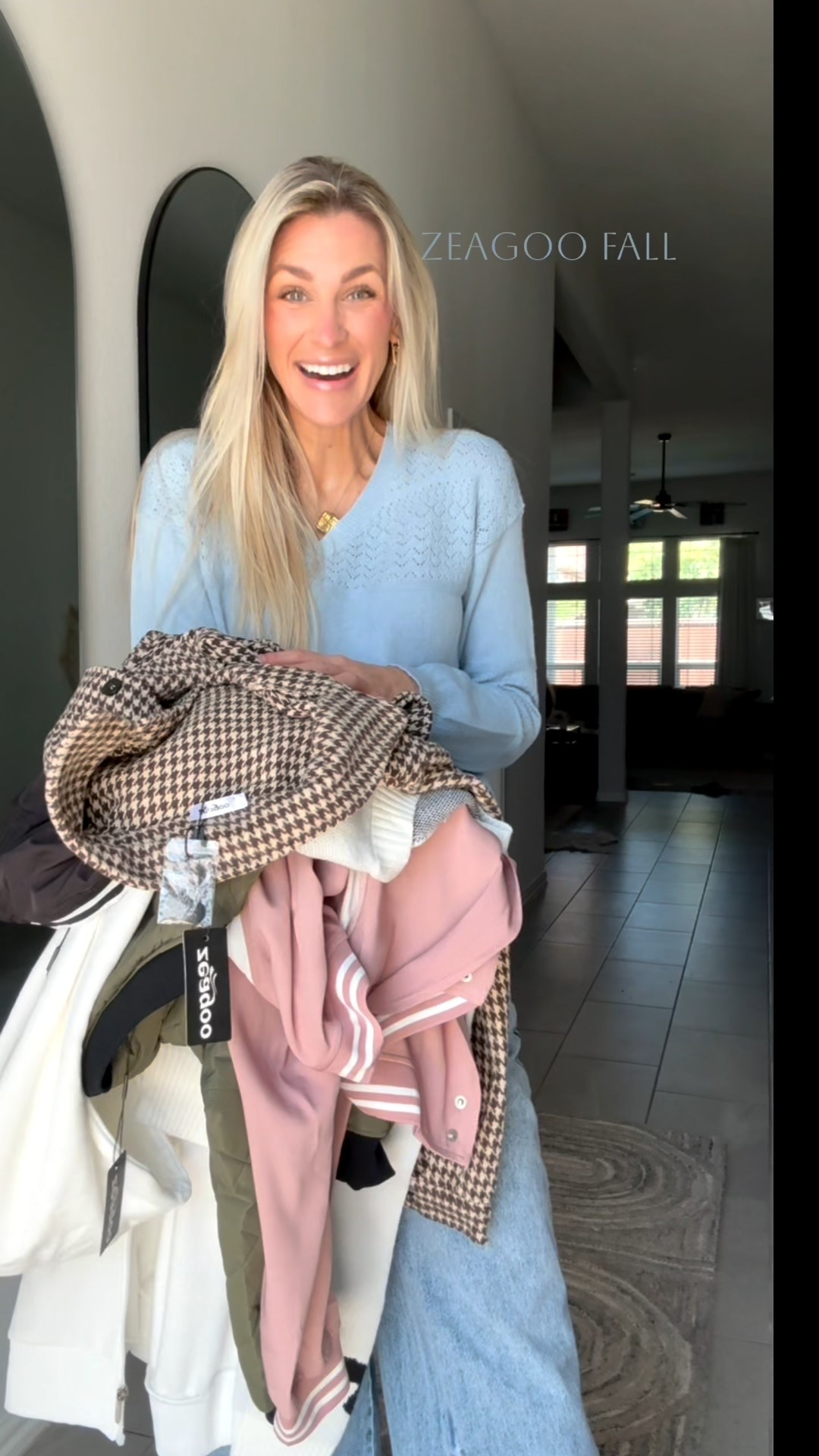 Prime Day Fall Sweater & Jacket Finds 🍂

Most of these cozy layers are up to 25% OFF today only 🙌 — the perfect time to refresh your fall wardrobe before the chill really sets in!

🖤 White Ribbed Sweater w/ Bows – feminine + chic, so easy to style up or down
🤍 Cream Off-The-Shoulder Crochet – cozy yet breezy for those in-between days
💙 Light Blue V-Neck Crochet – lightweight + perfect for layering
🤎 Cropped Plaid Shacket – the ultimate fall essential
🌸 Mauve Varsity Bomber – casual + comfy with the cutest color pop
🖤 Black Bomber Jacket – an everyday go-to layer
🫒 Olive Bomber – sporty-chic & great for on-the-go
💙 Navy Oversized Hoodie Jacket – leggings-friendly + travel cozy

🔥 Don’t wait — Prime Day deals end soon!

#LTKSeasonal #LTKStyleTip #LTKTall

#LTKCyberWeek #LTKSaleAlert #LTKFindsUnder50