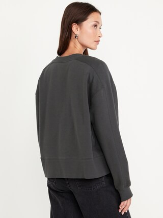 SoComfy Seamed Sweatshirt | Old Navy (US)