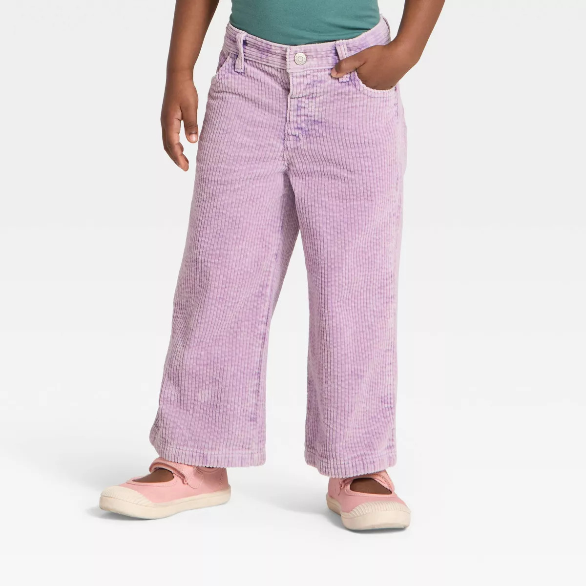 Toddler Girls' Corduroy Pants - Cat & Jack™ Lavender Mauve 12M | Target