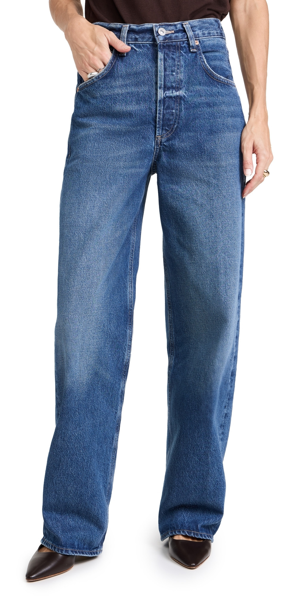 Citizens of Humanity Petite Ayla Baggy Jeans Claremont 30 | Shopbop