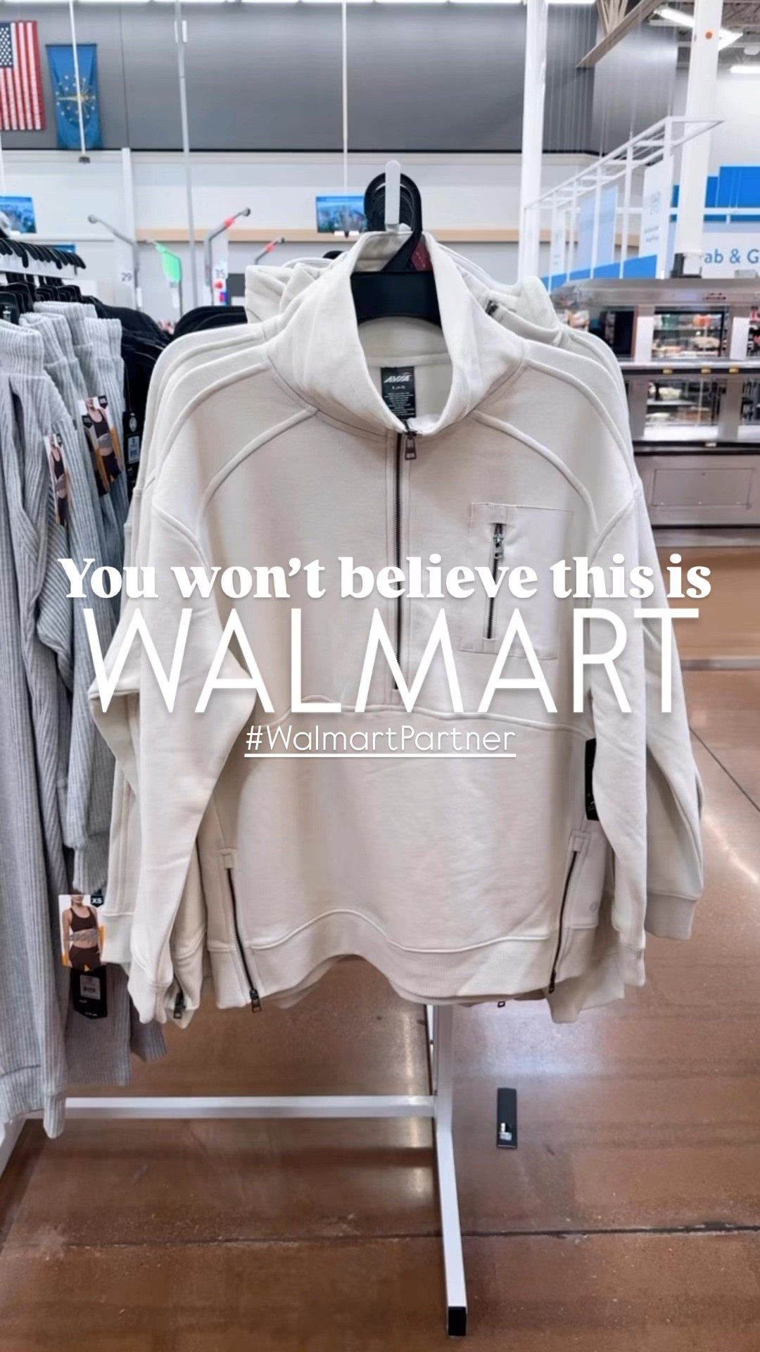 This new @walmartfashion quarter zip jacket is perfection!!!! #WalmartPartner I’m telling you right now to grab one before they are gone!!!! #WalmartFashion is SO good!!!!!!!
⬇️⬇️⬇️
Top sized up to medium 
Jeans TTS size 4
Shoes TTS

#LTKFindsUnder50 #LTKVideo #LTKFitness