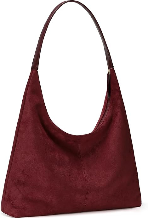 WantGor Large Tote Bag for Women, Vegan Leather Shoulder Purses | Casual Slouchy Totes Bag Ladies... | Amazon (US)