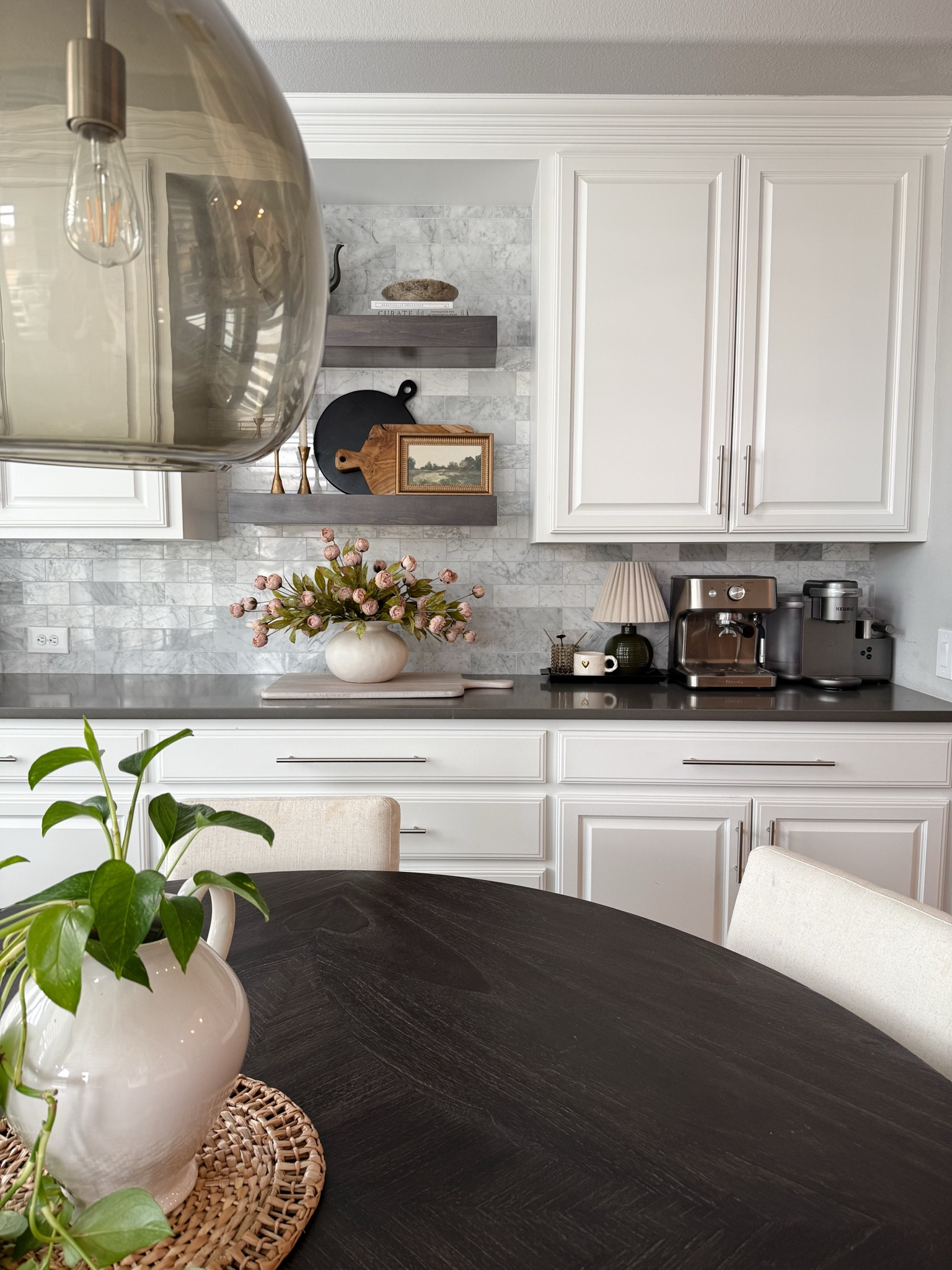 Kitchen views, open shelving, home inspo, coffee bar 

#LTKHome #LTKFindsUnder50 #LTKFamily