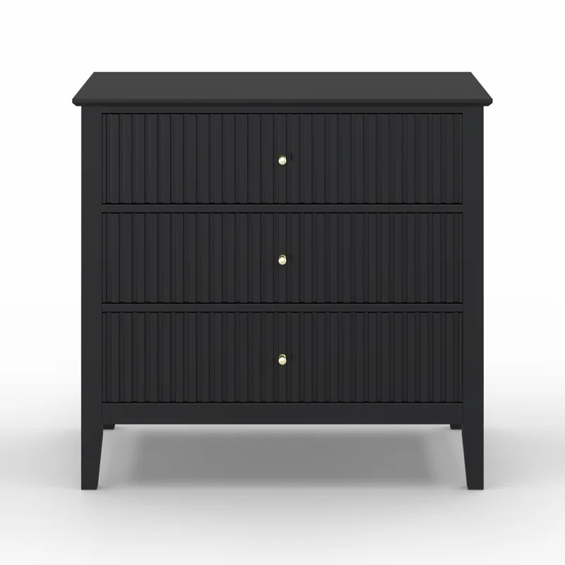 Amberrae 3 Drawer Dresser, Wide Chest of Drawers | Wayfair North America