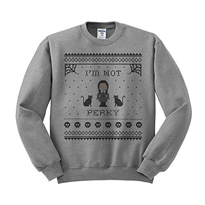 I'm Not Perky Wednesday Addams Sweatshirt Unisex | Amazon (US)