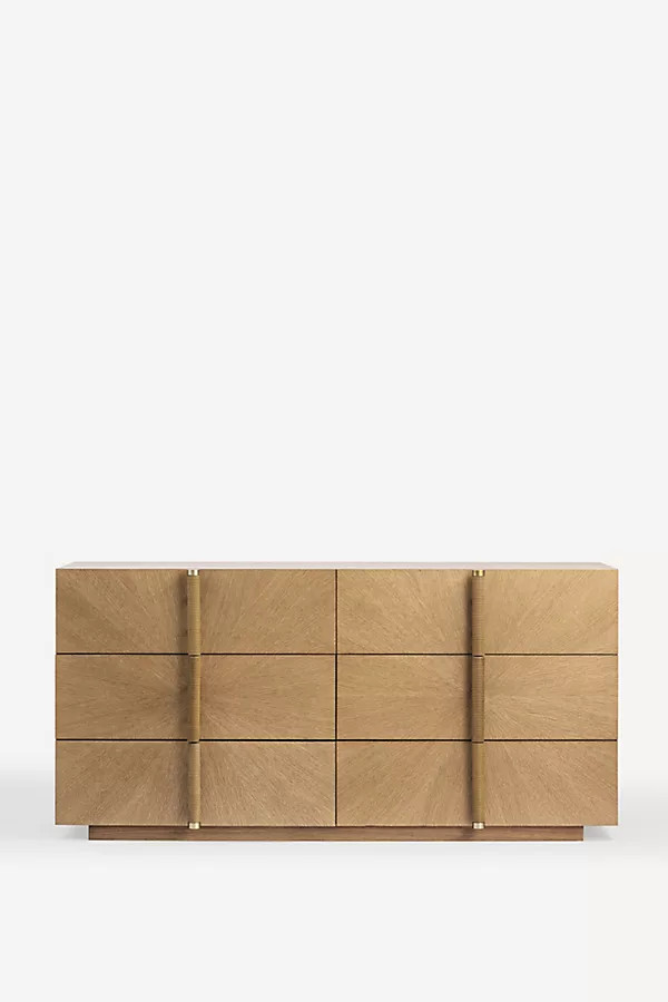 Hugo Oak Six-Drawer Dresser | Anthropologie (US)