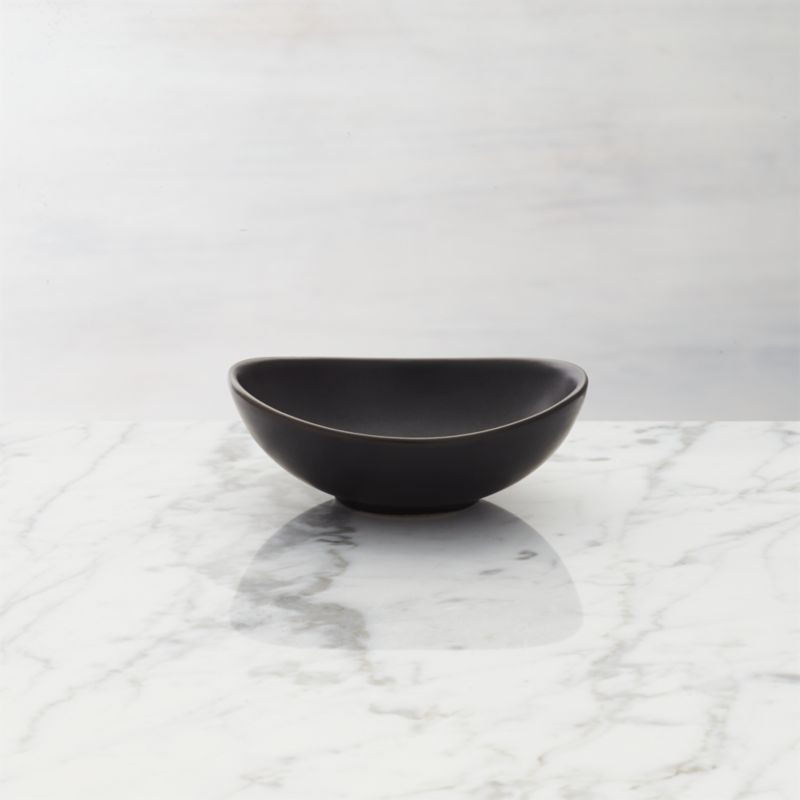 Mini Black Snack Bowl + Reviews | Crate & Barrel | Crate & Barrel