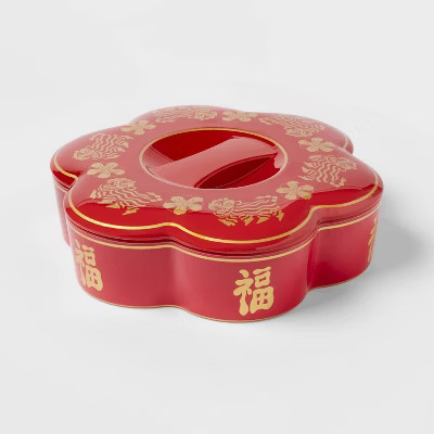 Lunar New Year 87oz Melamine Serving Tub with Lid | Target