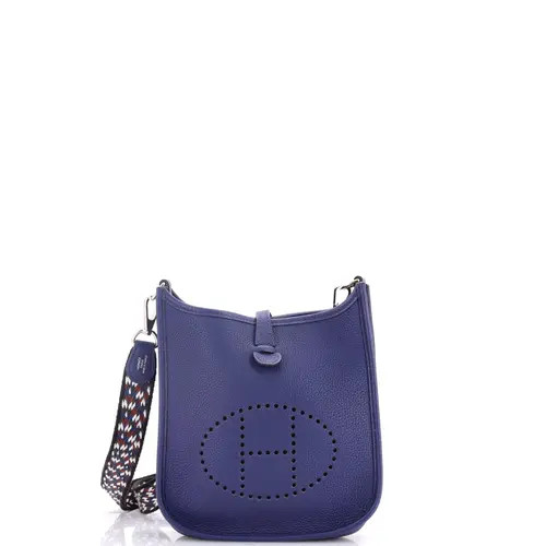 Pre-Owned Hermes Evelyne Bag Gen III Maurice TPM in Blue at Nordstrom, Size X-Small | Nordstrom