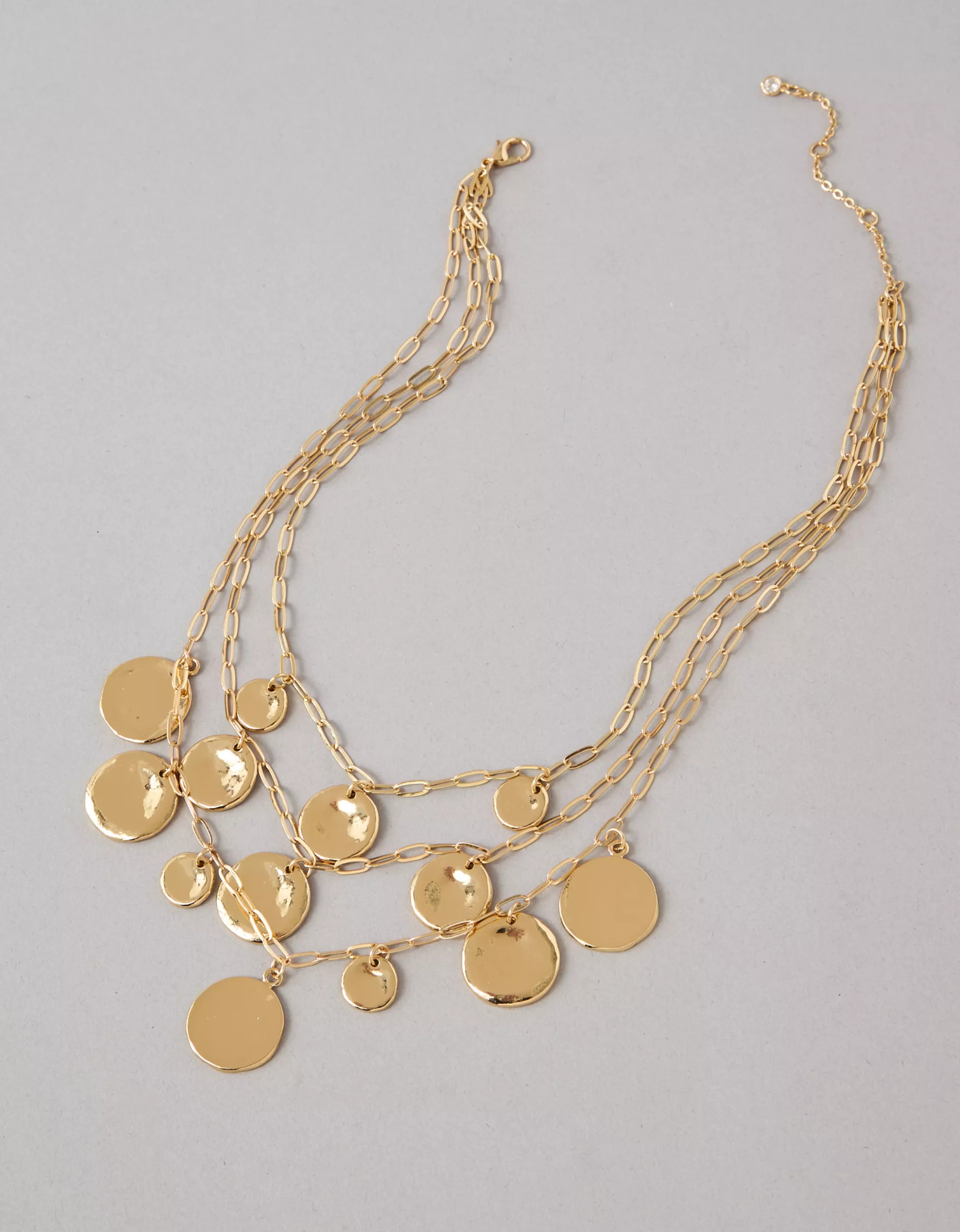 AEO Coin Layered Necklace | American Eagle Outfitters (US & CA)