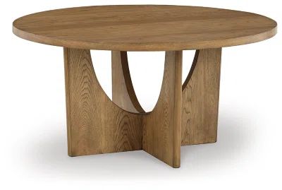 Dakmore 60" Solid Oak Pedestal Dining Table | Wayfair North America