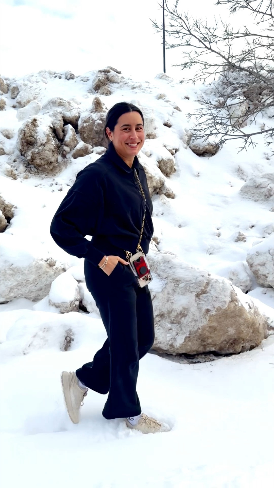 Braving the cold to show you my tracksuit and newest phone accessories 😂 

#LTKootd #LTKFindsUnder100 #LTKTravel