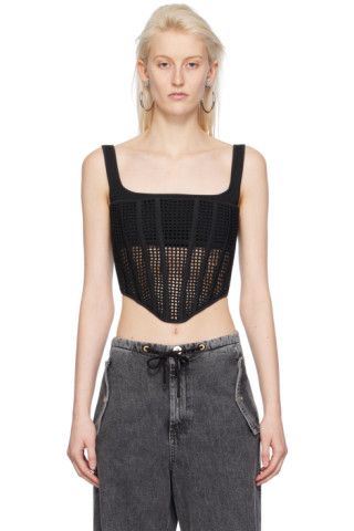 Black Suspend Tank Top | SSENSE